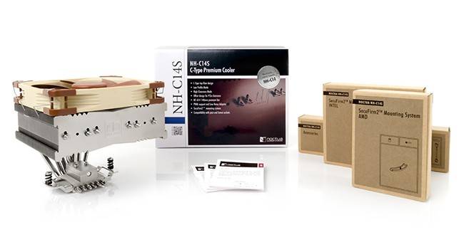 Noctua NH-CS14 - Prozessor-Luftkühler - (für: LGA1156, AM2, AM2+, AM3, LGA1155, AM3+, LGA2011, FM1, FM2, LGA1150, FM2+,
