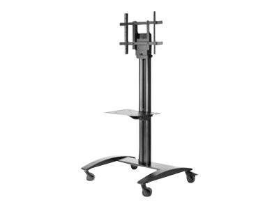 Peerless-AV SmartMount SR575M - Wagen - für Flachbildschirm - Aluminium - schwarze Pulverbeschichtung - Bildschirmgröße: