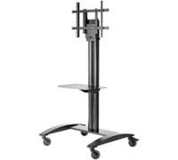 Peerless-AV SmartMount SR575M - Wagen - für Flachbildschirm - Aluminium - schwarze Pulverbeschichtung - Bildschirmgröße: