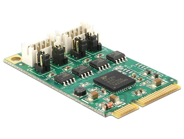 DeLock MiniPCIe I/O PCIe full size 2 x Serial RS-422 / 485 with 600 W Surge