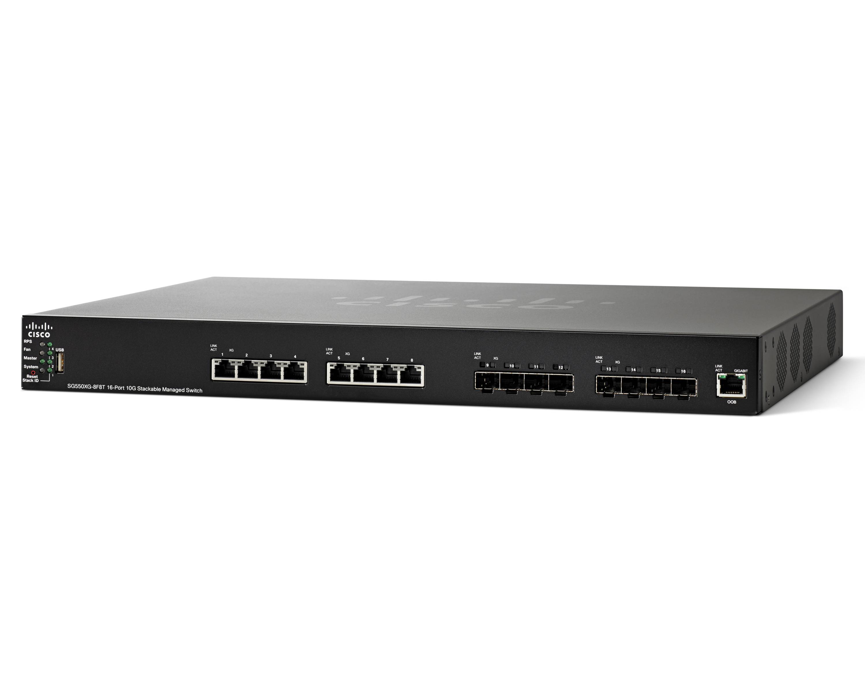 Cisco 550X Series SG550XG-8F8T - Switch - L3