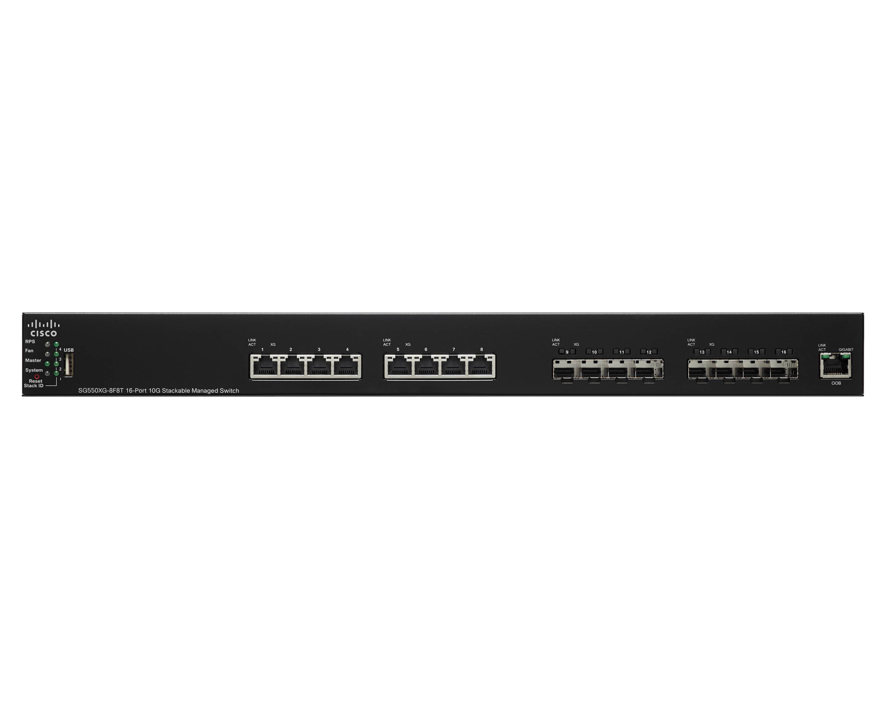 Cisco 550X Series SG550XG-8F8T - Switch - L3