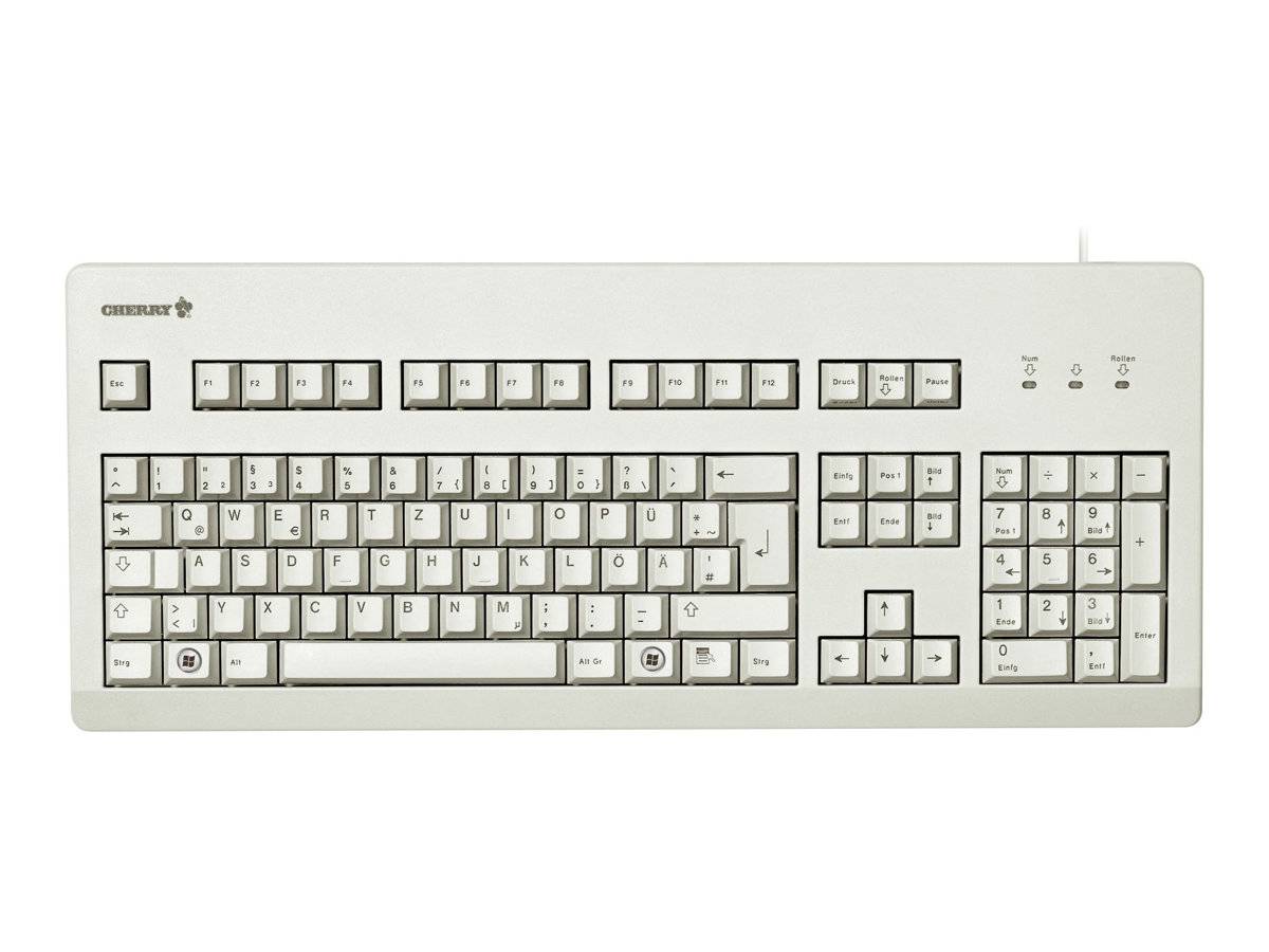 CHERRY G80-3000 - Tastatur - PS/2, USB - USA