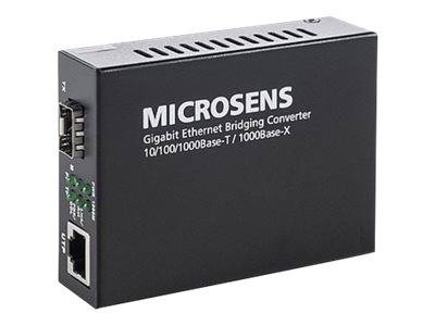 Microsens Gigabit Ethernet Bridge - Medienkonverter - GigE - 10Base-T, 100Base-T