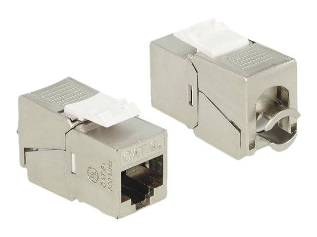 DeLOCK Keystone module - Modulare Eingabe - RJ-45 (Packung mit 24)