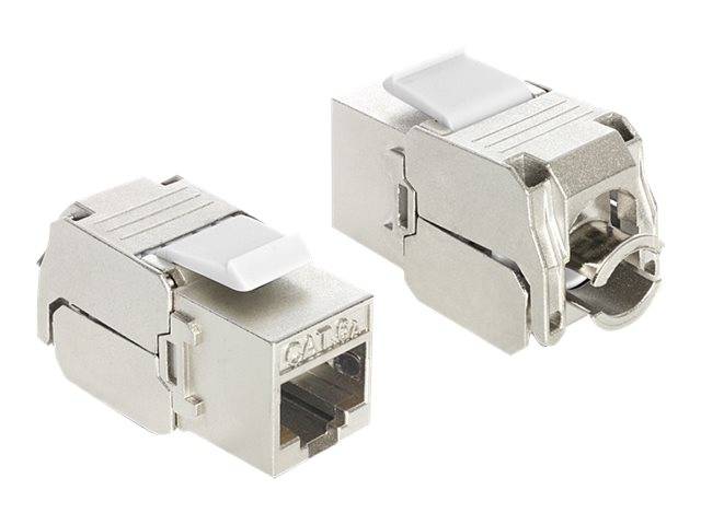 DeLOCK Keystone module - Modulare Eingabe - RJ-45 (Packung mit 24)