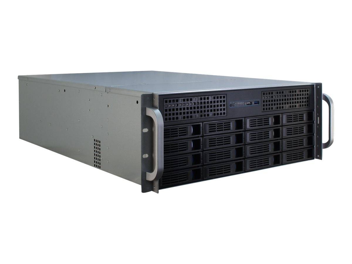 Inter-Tech IPC 4U-4416 - Rack-Montage - 4U - erweitertes ATX / SSI EEB - ohne Netzteil (ATX)