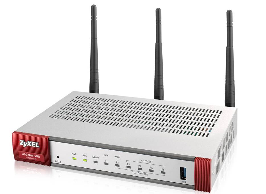 Zyxel USG20W-VPN - Firewall - GigE - 2.4 GHz