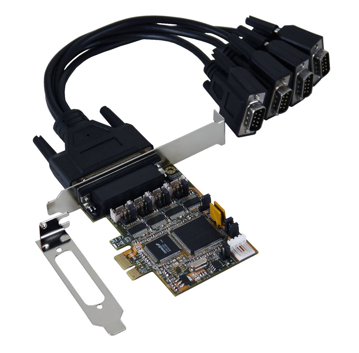 Exsys EX-44384 - Serieller Adapter - PCIe Low-Profile