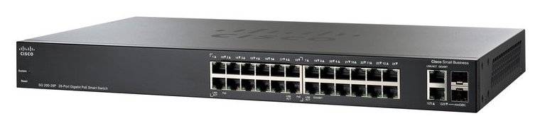 Cisco 250 Series SG250-26P - Switch - Smart - 24 x 10/100/1000 (PoE+)