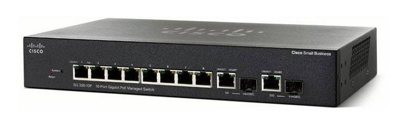 Cisco Small Business SG355-10P - Switch - L3 - managed - 8 x 10/100/1000 (PoE+)
