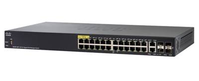 Cisco Small Business SG350-28P - Switch - L3 - managed - 24 x 10/100/1000 (PoE+)