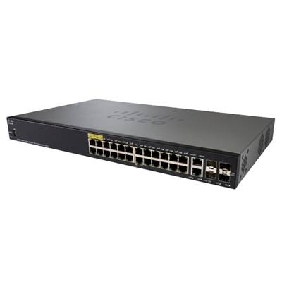 Cisco Small Business SG350-28MP - Switch - L3 - managed - 24 x 10/100/1000 (PoE+)