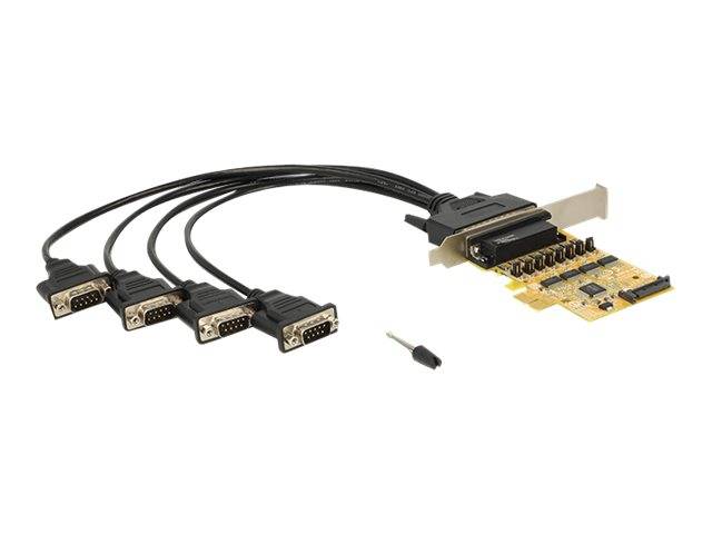 DeLock PCI Express Card > 4 x Serial with voltage supply