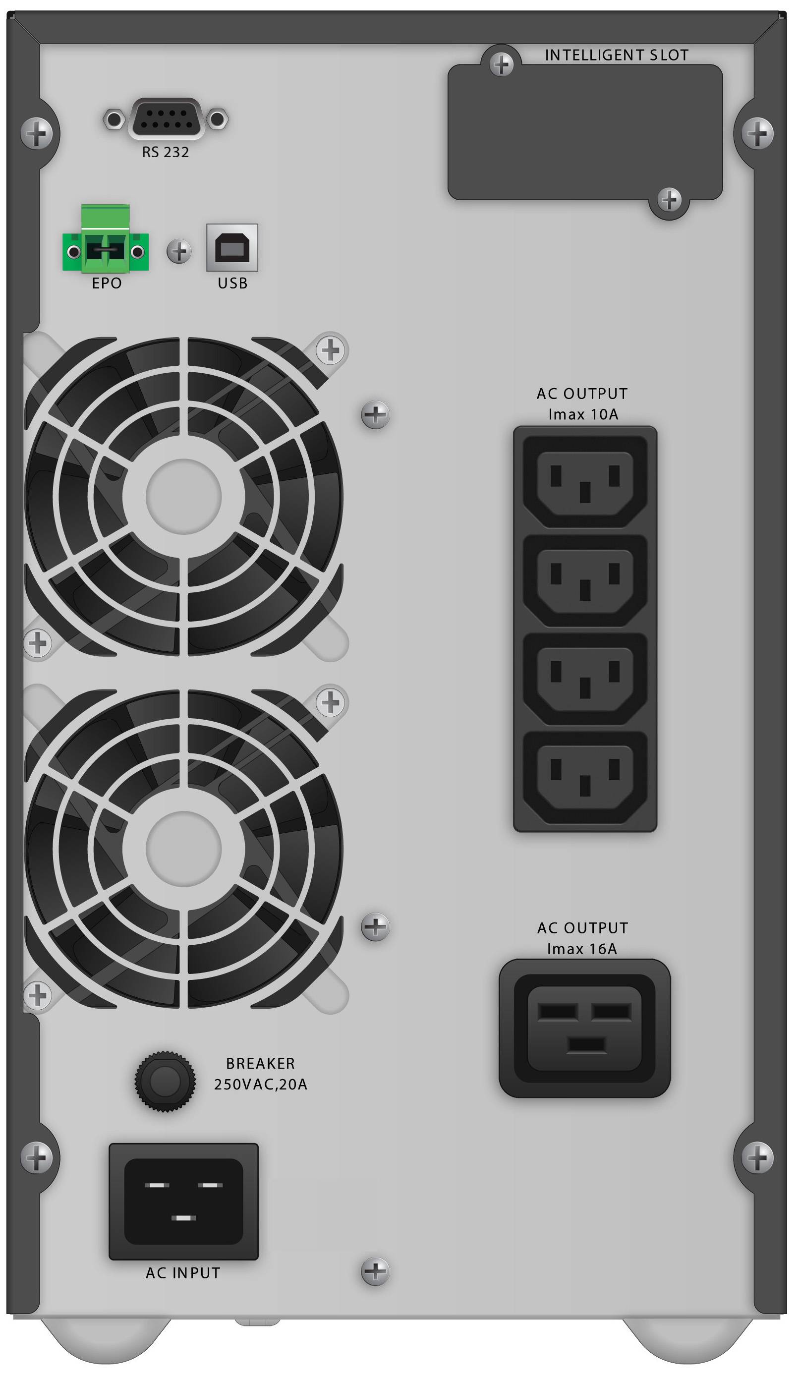 PowerWalker VFI 3000 TG - USV - 2700 Watt - 3000 VA 9 Ah