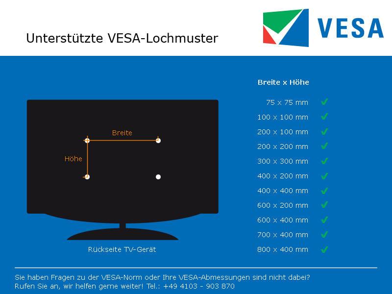 B-Tech BT8422/B TV Wandhalterung bis 80Zoll