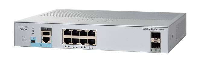 Cisco Catalyst 2960L-8TS-LL - Switch - managed - 8 x 10/100/1000 + 2 x Gigabit SFP (Uplink)