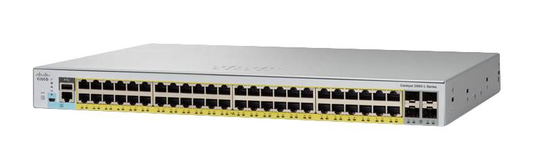 Cisco Catalyst 2960L-48PS-LL - Switch - managed - 48 x 10/100/1000 (PoE+)