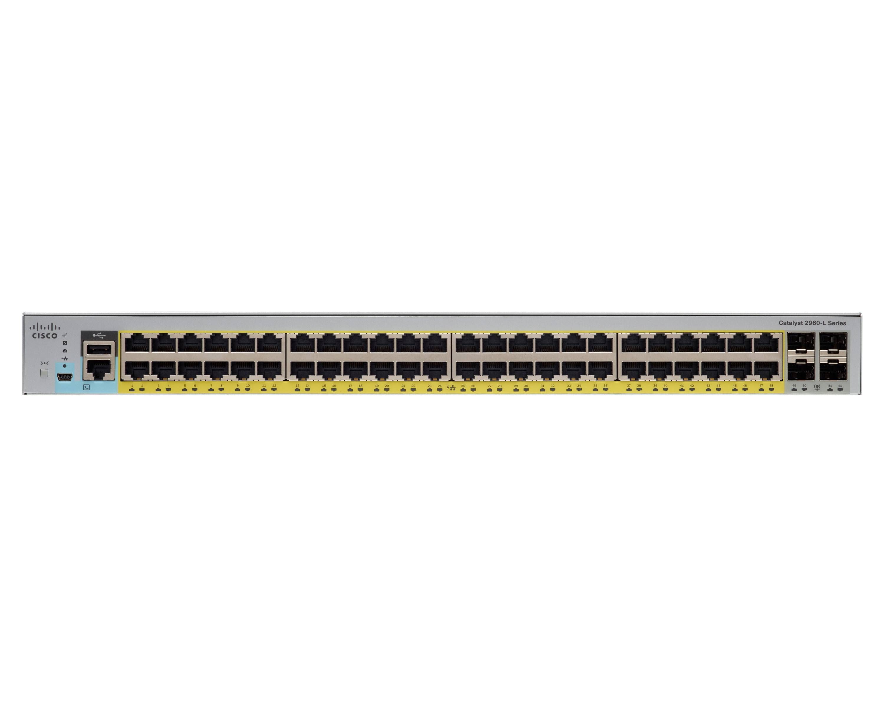 Cisco Catalyst 2960L-48PS-LL - Switch - managed - 48 x 10/100/1000 (PoE+)