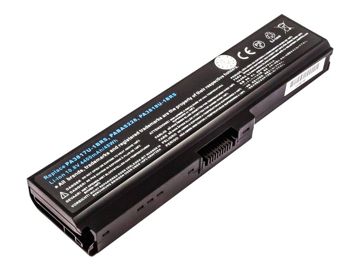 CoreParts - Laptop-Batterie (gleichwertig mit: Toshiba PA3817U-1BAS, Toshiba PA3818U-1BRS, Toshiba PA3817U-1BRS, Toshiba PABAS228, Toshiba