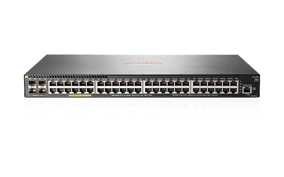 HPE Aruba 2540 48G PoE+ 4SFP+ - Switch - managed - 48 x 10/100/1000 (PoE+)