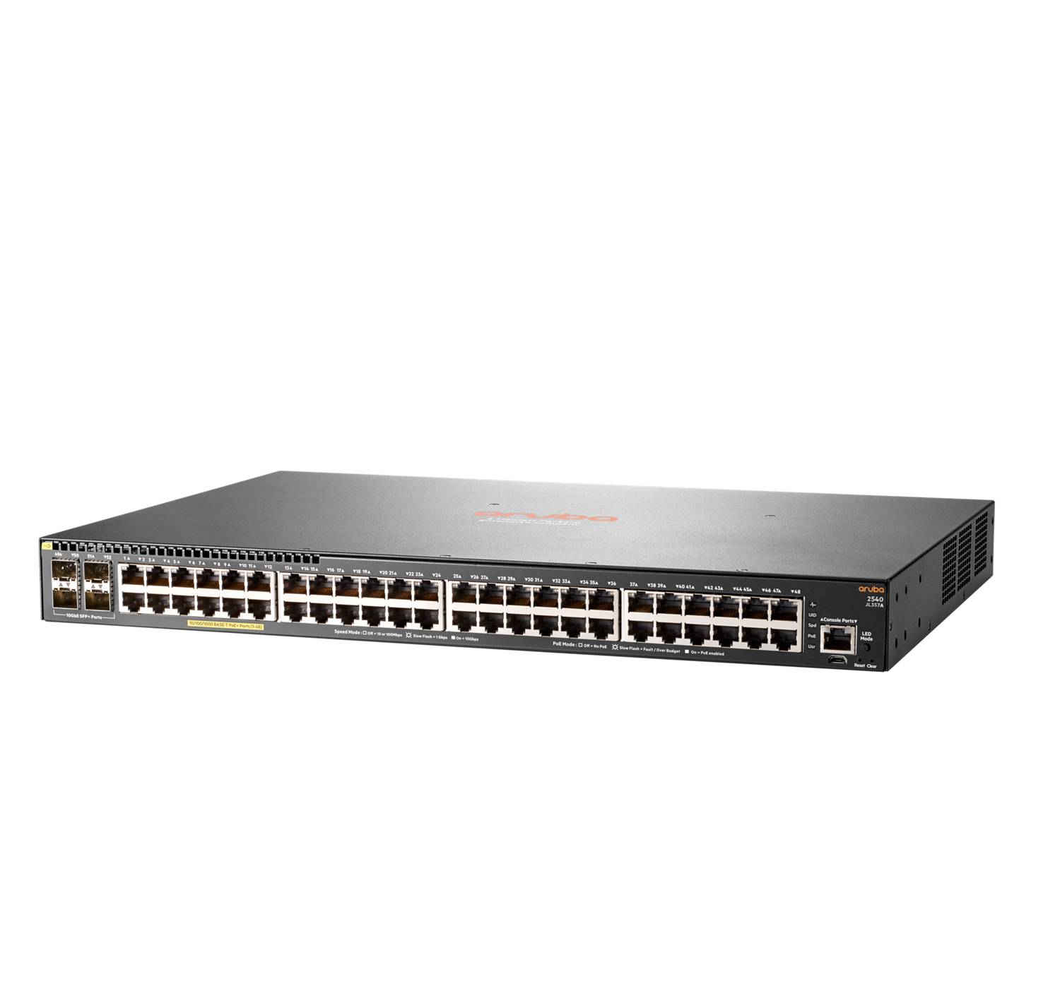 HPE Aruba 2540 48G PoE+ 4SFP+ - Switch - managed - 48 x 10/100/1000 (PoE+)