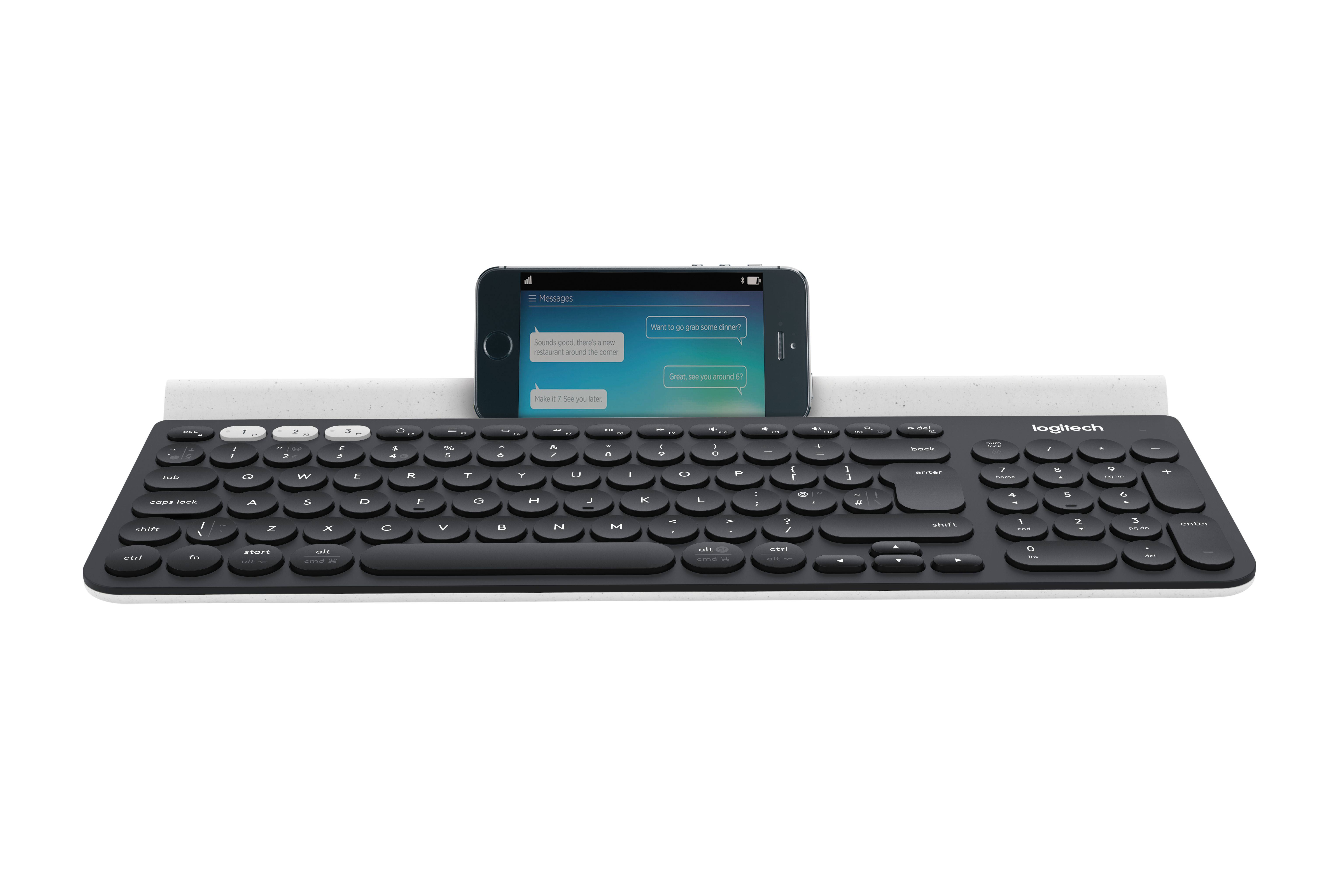 Logitech K780 Multi-Device - Tastatur - Bluetooth, 2.4 GHz
