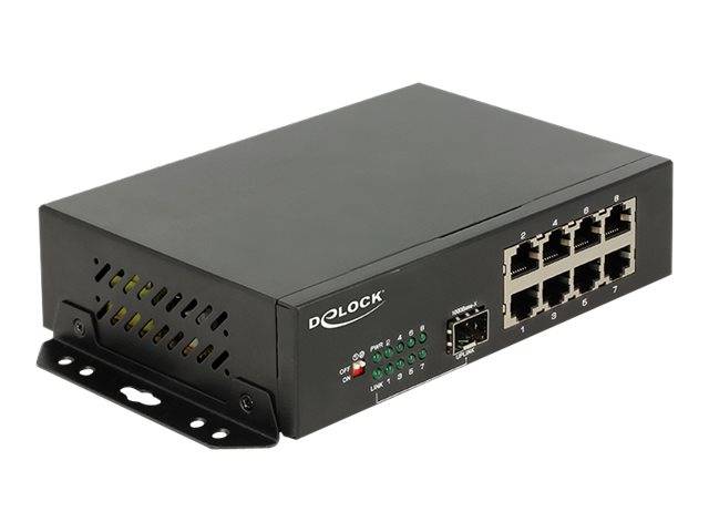 DeLock - Switch - 8 x 10/100/1000 + 1 x SFP