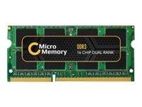 CoreParts - DDR3L - 8 GB - SO DIMM 204-PIN - 1600 MHz / PC3L-12800 - 1.35 V
