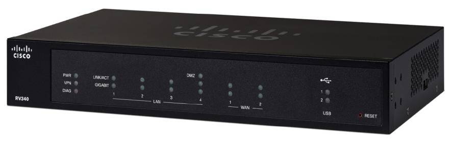 Cisco Small Business RV340 - Router - GigE - WAN-Ports: 2