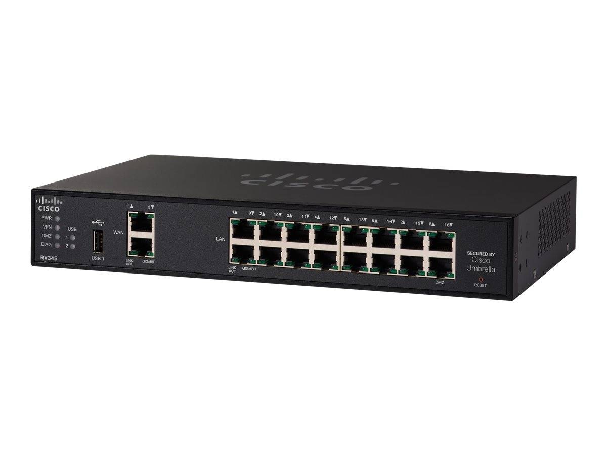 Cisco Small Business RV345 - Router - GigE - WAN-Ports: 2