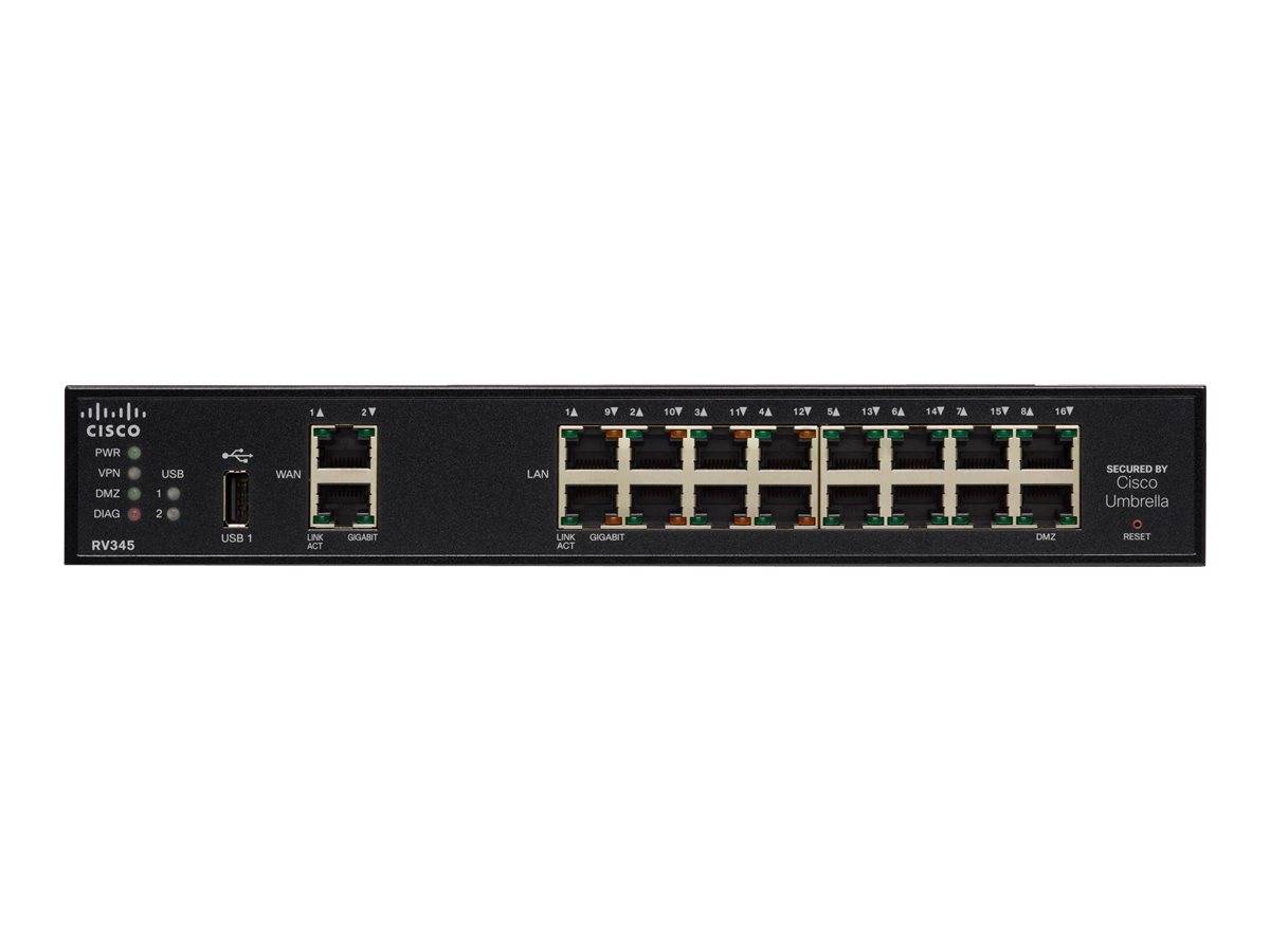 Cisco Small Business RV345 - Router - GigE - WAN-Ports: 2