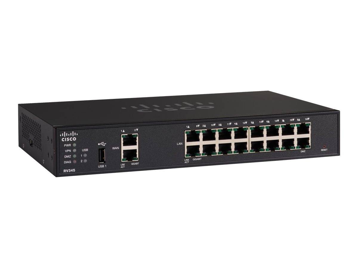 Cisco Small Business RV345 - Router - GigE - WAN-Ports: 2