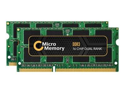CoreParts - DDR3L - 16 GB: 2 8 GB - SO DIMM 204-PIN - 1600 MHz / PC3L-12800 - 1.35 V