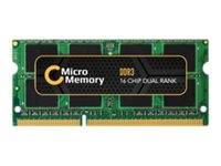 CoreParts - DDR3L - 8 GB - SO DIMM 204-PIN - 1600 MHz / PC3L-12800 - 1.35 V