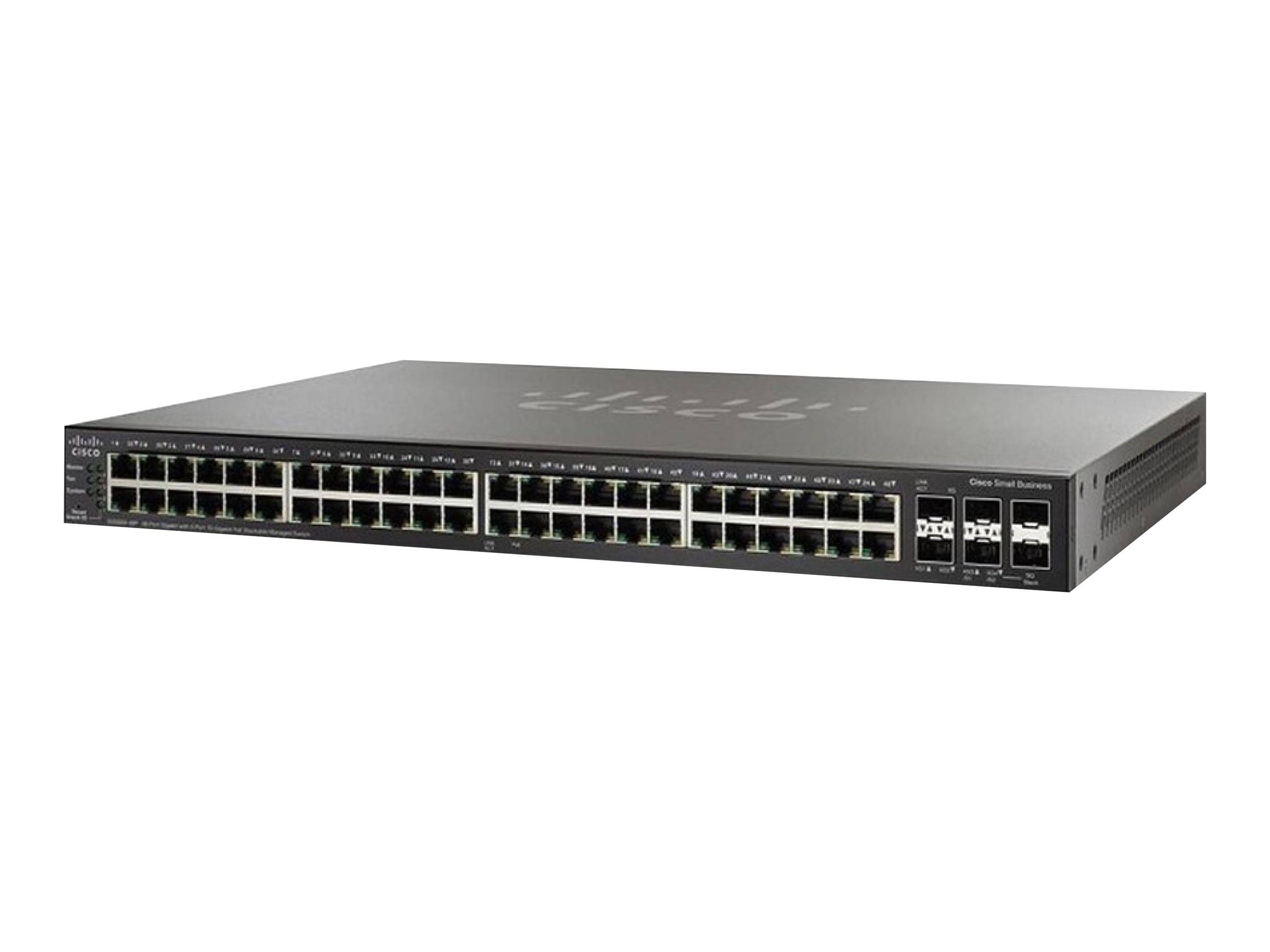 Cisco Small Business SG350X-48P - Switch - managed - 48 x 10/100/1000 (PoE+)