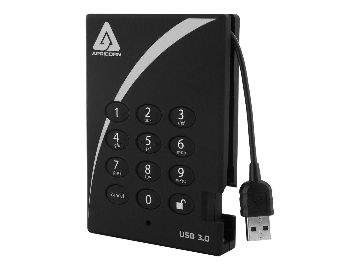Apricorn Aegis Padlock 3.0 A25-3PL256-S1000 - 1 TB SSD - extern (tragbar)