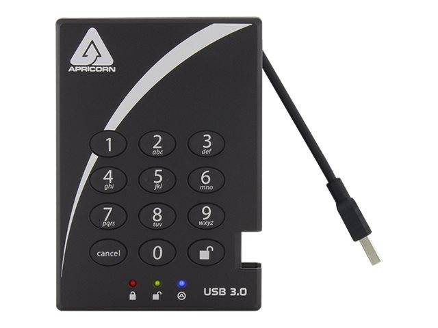 Apricorn Aegis Padlock 3.0 A25-3PL256-S1000 - 1 TB SSD - extern (tragbar)