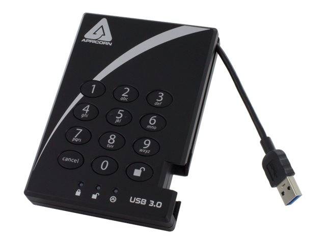 Apricorn Aegis Padlock 3.0 A25-3PL256-S1000 - 1 TB SSD - extern (tragbar)