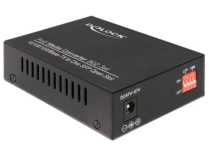 DeLOCK Gigabit Ethernet Media Converter - Medienkonverter - GigE - 10Base-T, 100Base-TX, 1000Base-T, 1000Base-X - SFP (m