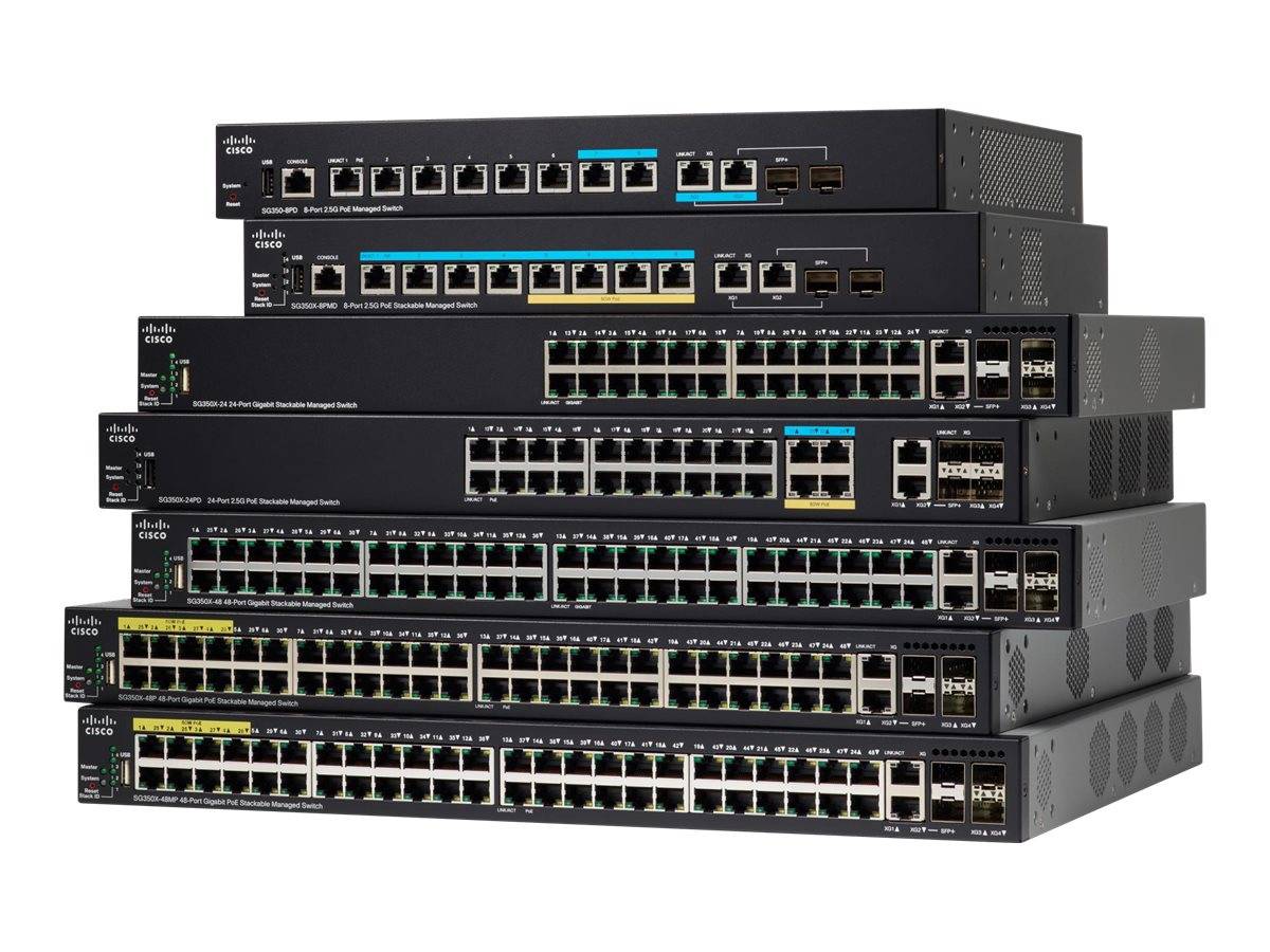 Cisco Small Business SG350X-48MP - Switch - managed - 48 x 10/100/1000 (PoE+)