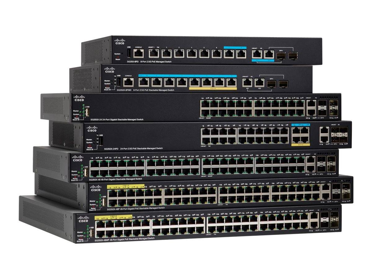 Cisco Small Business SG350X-48MP - Switch - managed - 48 x 10/100/1000 (PoE+)