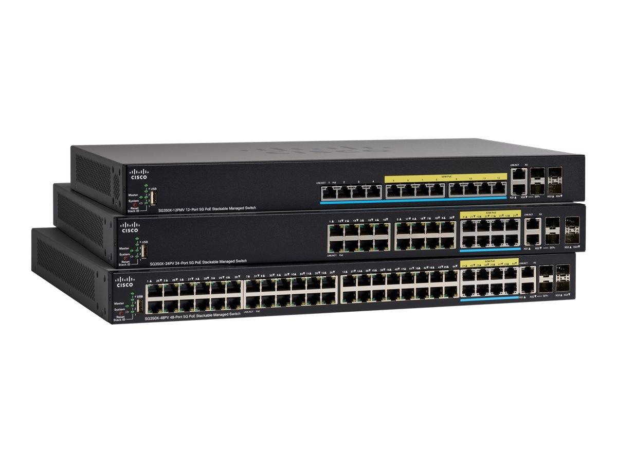 Cisco Small Business SG350X-24MP - Switch - managed - 24 x 10/100/1000 (PoE+)