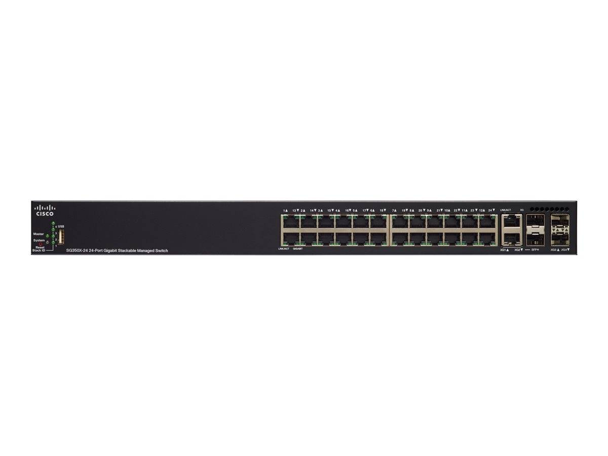 Cisco Small Business SG350X-24MP - Switch - managed - 24 x 10/100/1000 (PoE+)