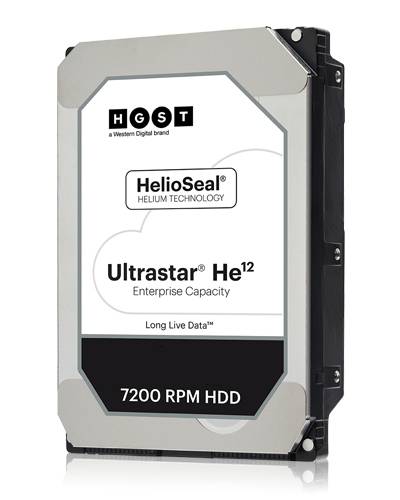 WD Ultrastar DC HC520 HUH721212AL5204 - Festplatte - 12 TB - intern - 3.5" (8.9 cm)