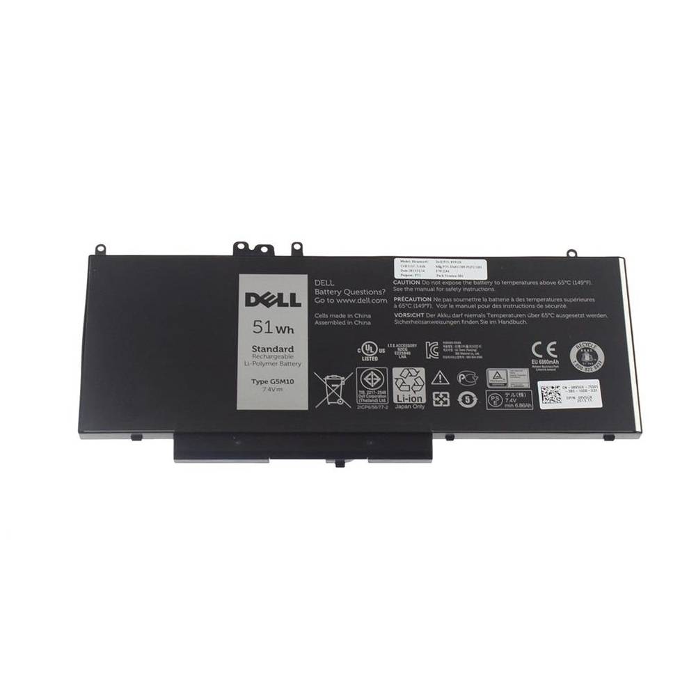 Dell - Laptop-Batterie - 1 x Lithium-Polymer 4 Zellen 6.46 Ah 51 Wh