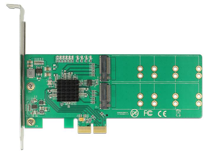 DeLOCK PCI Express Card > 4 x internal M.2 Key B