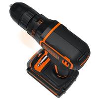 Black & Decker BDCDC18BAFC, Elektrischer Schraubendreher, Pistolengriff, Schwarz, Orange, 650 RPM, 30 Nm, 1 cm