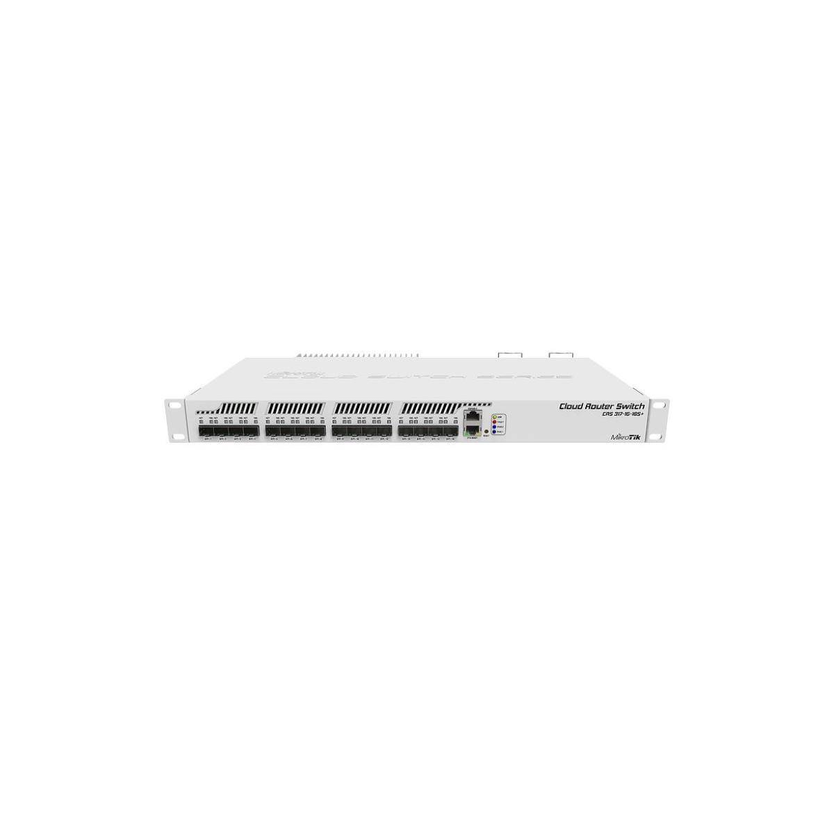 CRS317-1G-16S+RM - Cloud Router Switch, 800 MHz CPU, 1 GB RAM