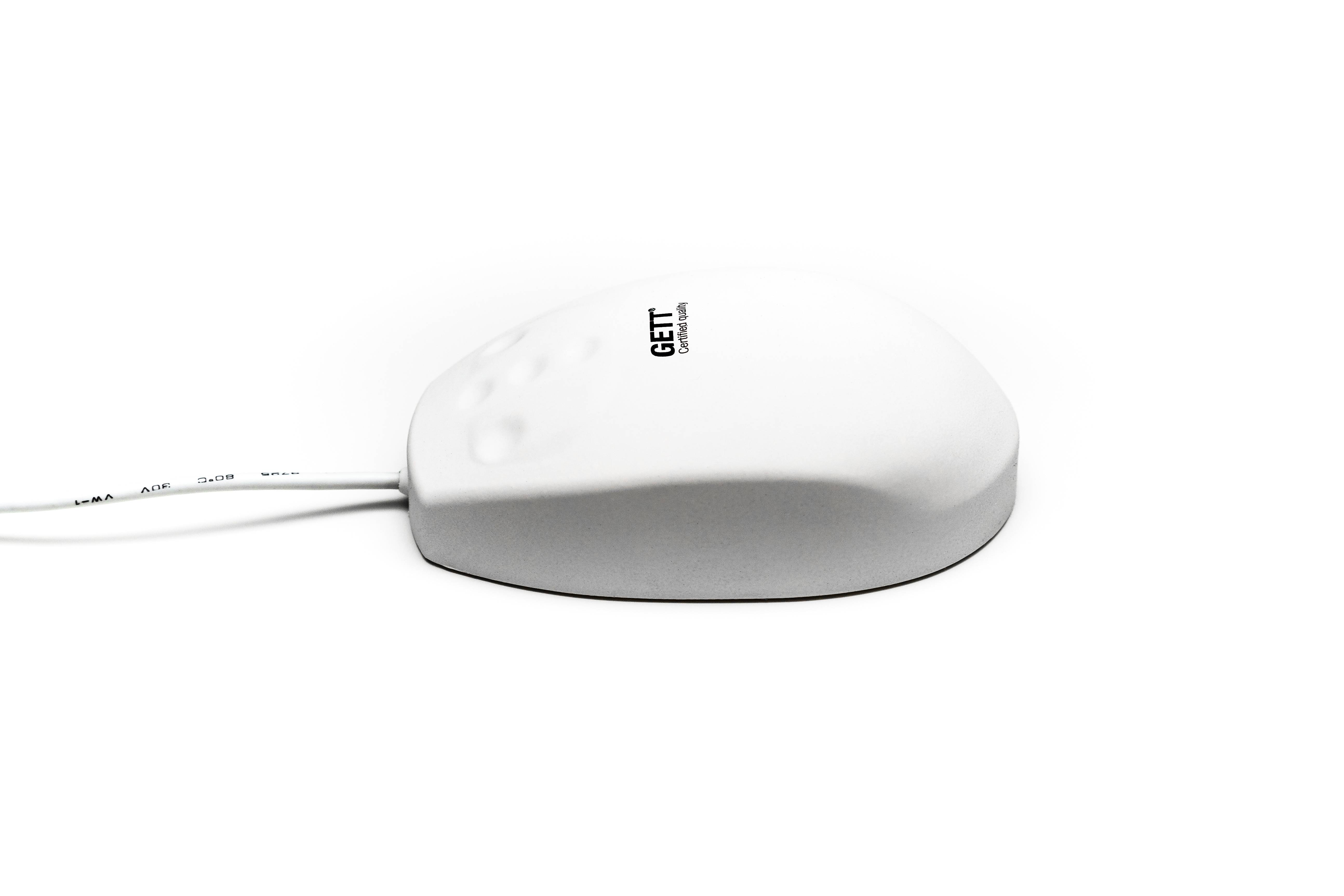 GETT TKH-MOUSE-GCQ-MED-AM-SCROLL-LASER-IP68-WHITE-USB